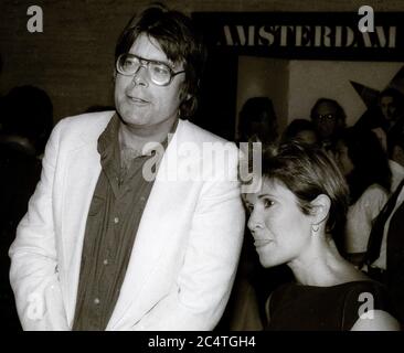 Stephen King Carrie Fisher, 1998, Foto von John Barrett/PHOTOlink Stockfoto