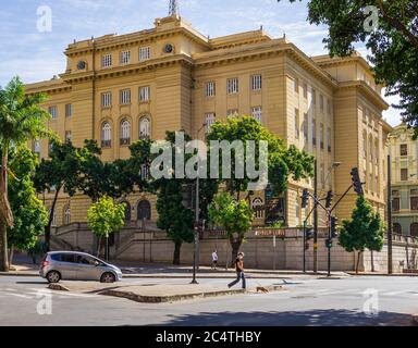 Blick auf Centro Cultural Banco do Brasil em Belo Horizonte, Brasilien Stockfoto