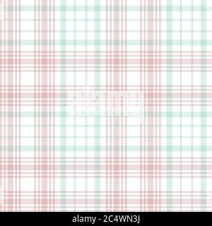 Pink Glen Plaid strukturiertes nahtloses Muster für Mode-Textilien und Grafiken Stockfoto