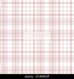 Pink Glen Plaid strukturiertes nahtloses Muster für Mode-Textilien und Grafiken Stockfoto