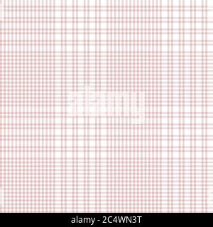 Pink Glen Plaid strukturiertes nahtloses Muster für Mode-Textilien und Grafiken Stockfoto