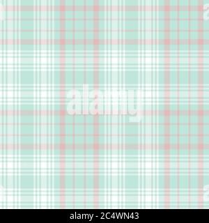 Pink Glen Plaid strukturiertes nahtloses Muster für Mode-Textilien und Grafiken Stockfoto