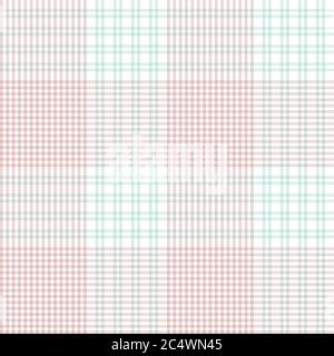 Pink Glen Plaid strukturiertes nahtloses Muster für Mode-Textilien und Grafiken Stockfoto