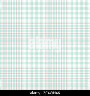 Pink Glen Plaid strukturiertes nahtloses Muster für Mode-Textilien und Grafiken Stockfoto