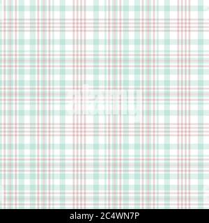 Pink Glen Plaid strukturiertes nahtloses Muster für Mode-Textilien und Grafiken Stockfoto