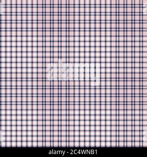 Pink Navy Glen Plaid strukturiertes nahtloses Muster für Mode-Textilien und Grafiken Stockfoto
