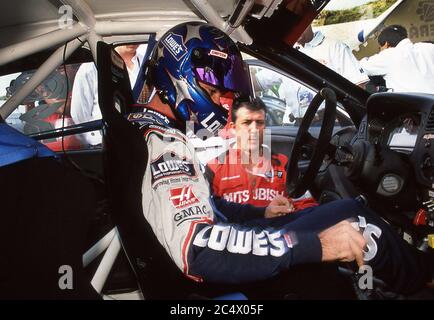Jimmie Johnson vom Team USA beim ROC Race of Champions Gran Caneria Spanien 2002 Stockfoto