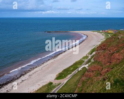 Nordstrand von Klippenrandweg, Insel Helgoland, Kreis Pinneberg, Schleswig-Holstein, Deutschland, Europa Stockfoto