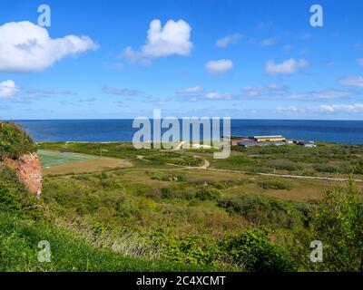 Nordstrand von Klippenrandweg, Insel Helgoland, Kreis Pinneberg, Schleswig-Holstein, Deutschland, Europa Stockfoto