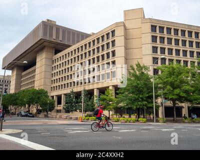 Das FBI-Hauptquartier in Washington DC USA Stockfoto