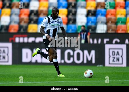 Udine, Italien. 28. Juni 2020. udine, Italien, Dacia Arena Stadion, 28. Juni 2020, Seko Fofana (Udinese Calcio) während - Credit: LM/Alessio Marini Credit: Alessio Marini/LPS/ZUMA Wire/Alamy Live News Stockfoto