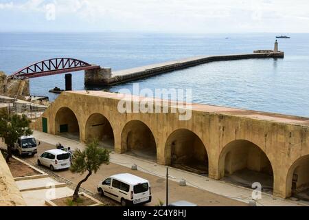 Fort St Elmo in Valletta, Malta Stockfoto