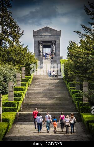 Das Denkmal des unbekannten Helden (Spomenik Neznanom junaku), Belgrad, Serbien Stockfoto