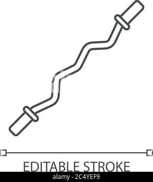 Lineares Symbol für EZ-Balken Stock Vektor