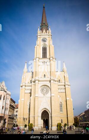 Die Kirche "Name Maria" ist eine römisch-katholische Pfarrkirche in Novi Sad, Serbien Stockfoto