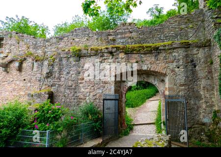 Schloß Hohenbaden, Altes Schloß, Ruine in Baden-Baden Stockfoto