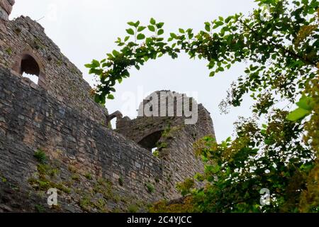 Schloß Hohenbaden, Altes Schloß, Ruine in Baden-Baden Stockfoto