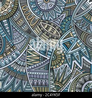 Abstract vector Tribal ethnischen Hintergrund Muster Stock Vektor