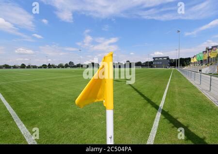 Dresden, Deutschland. Juni 2020. Blick auf das Trainingsgelände im Rahmen der Eröffnung des neuen Dynamo Dresden Trainingszentrums "Aok Plus Walter Fritz Academy". Quelle: Robert Michael/dpa-Zentralbild/dpa/Alamy Live News Stockfoto