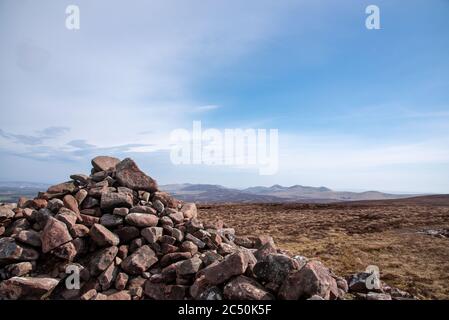 Bergwanderung in Pentland Hills, Frühling. Schottland Stockfoto