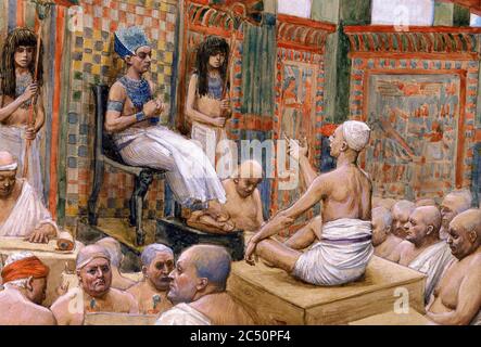 Joseph interpretiert Pharao's Dream, c. 1896-1902, von James Jacques Joseph Tissot Stockfoto