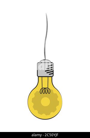 Vector Light-Lampe Stock Vektor