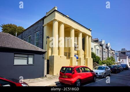 Das alte Rathaus in Castletown, Isle of man, das derzeit ein Jugendzentrum ist Stockfoto