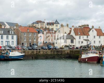 Schottland: Das hübsche Fischerdorf Pittenweem, am Firth of Forth Stockfoto