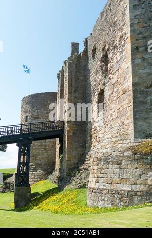East Lothian in Schottland: Direleton Schloss und Gelände Stockfoto