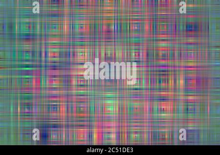 Digital Painting abstrakte Muster Tartan in bunten hellen Pastellfarben Hintergrund. Stockfoto