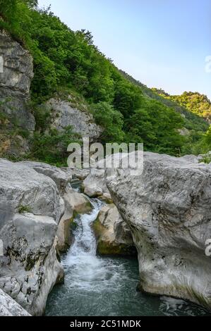 Landseite von Benevento in Italien Stockfoto