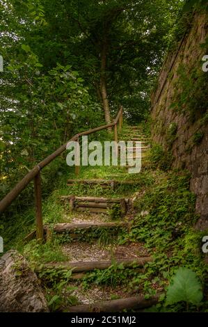 Landseite von Benevento in Italien Stockfoto