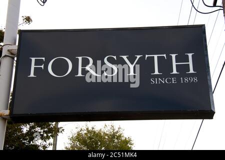 Forsyth Real Estate Büro in 236 Penshurst St, Willougby an Sydneys Nordufer. Stockfoto