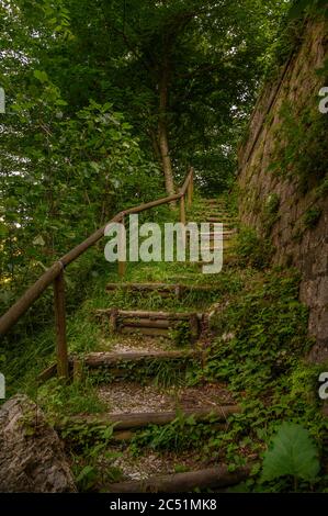 Landseite von Benevento in Italien Stockfoto