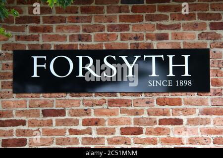 Forsyth Real Estate Büro in 236 Penshurst St, Willougby an Sydneys Nordufer. Stockfoto