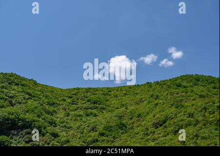 Landseite von Benevento in Italien Stockfoto