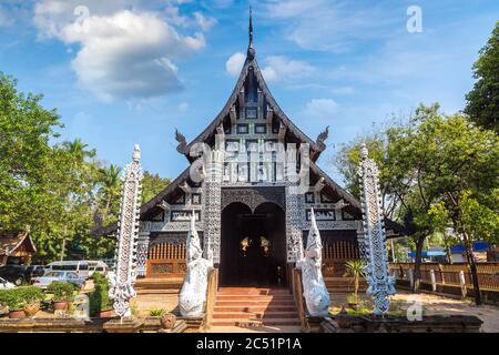 Wat Lok Molee (Wat Lok Moli) - Buddhisten Tempel in Chiang Mai, Thailand an einem Sommertag Stockfoto