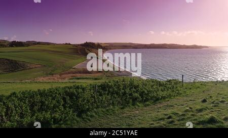 Landschaft am Limfjord in Dänemark Stockfoto