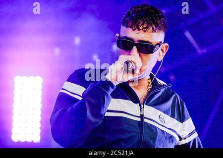 Hannover, Deutschland. Juni 2020. Haftbefehl live beim Autokulturkonzert auf dem Schutzenplatz. Hannover, 28. Juni 2020 Quelle: dpa/Alamy Live News Stockfoto