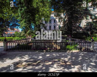 Grab des englischen Generals Sir John Moore im Garten San Carlos, A Coruna, Spanien Stockfoto