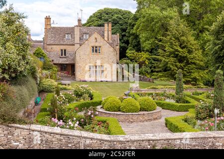 Snowshill Hill in der Nähe des Cotswold-Dorfes Snowshill, Gloucestershire, Großbritannien Stockfoto