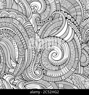 Vintage dekorativ Ziernaht Muster Stock Vektor