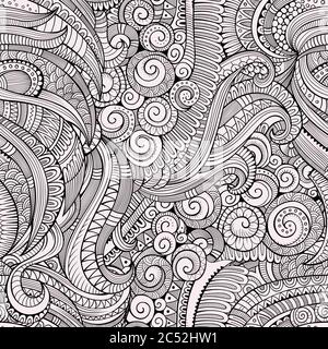 Vintage dekorativ Ziernaht Muster Stock Vektor