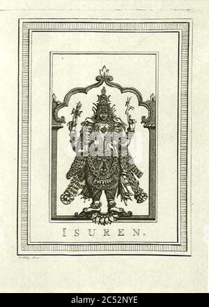 Isuren von Jacques-Nicolas Bellin. Stockfoto