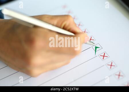 Detaillierte Abbildung der Fülldaten für Erwachsene Stockfoto