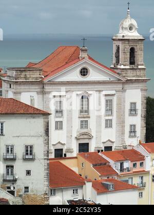 St.-Stephans-Kirche, Igreja de Santo Estêvão, Lissabon, Lissabon, Lissabon, Lissabon, Portugal, Europa Stockfoto