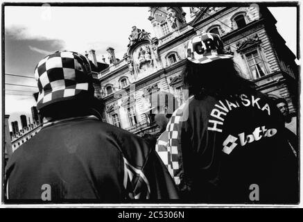 Fußball-Weltmeisterschaft 1998, Lyon, Frankreich Stockfoto