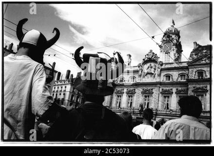 Fußball-Weltmeisterschaft 1998, Lyon, Frankreich Stockfoto