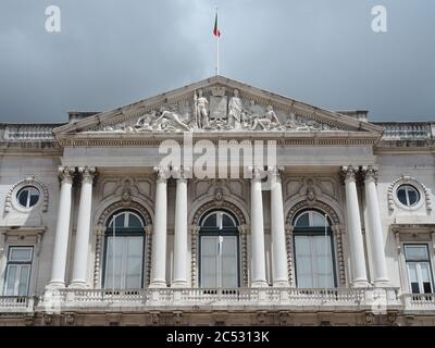 Rathaus, Paços do Concelho de Lisboa, Lissabon, Lissabon, Lissabon, Lissabon, Portugal, Europa Stockfoto