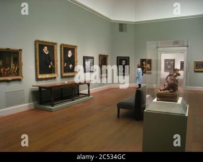 Innenansicht, Worcester Art Museum Stockfoto